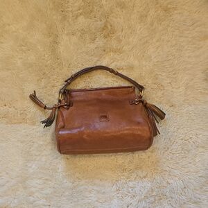 Dooney & Bourke Tan Leather Shoulder Bag